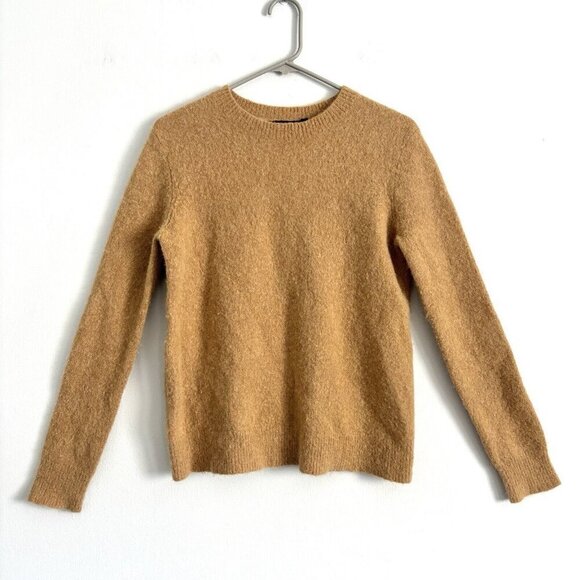 Jenni Kayne Sweaters - Jenni Kayne Camel Brown Long Sleeve Wool Sweater Women’s Size Small Shrunken